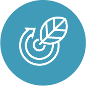 blue leaf icon