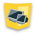 yellow shield computers icon