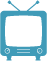 blue tv icon