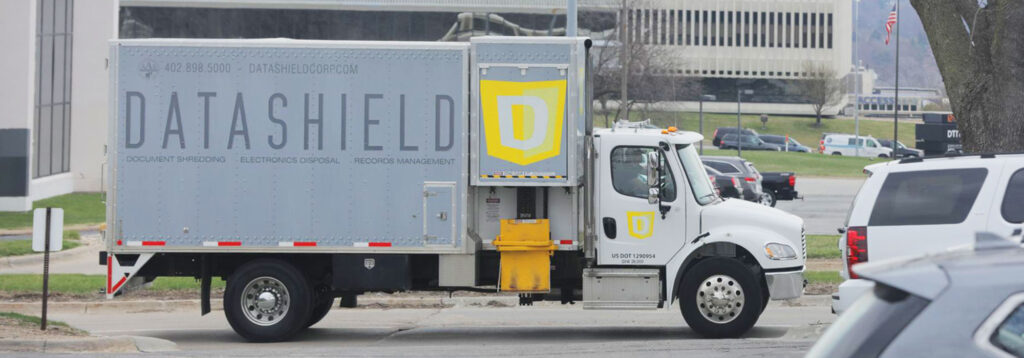 shredding truck
